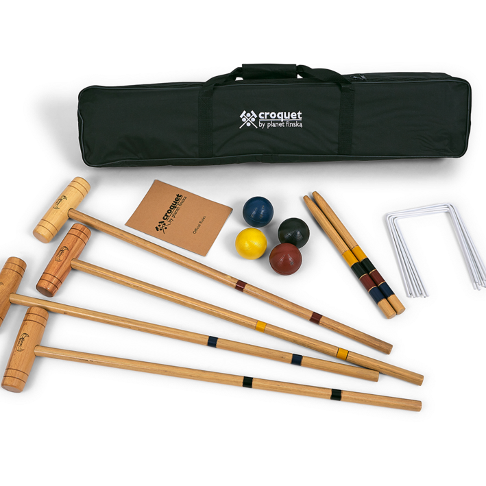 Family Croquet Set 4 Mallet Western Australian Museum Store