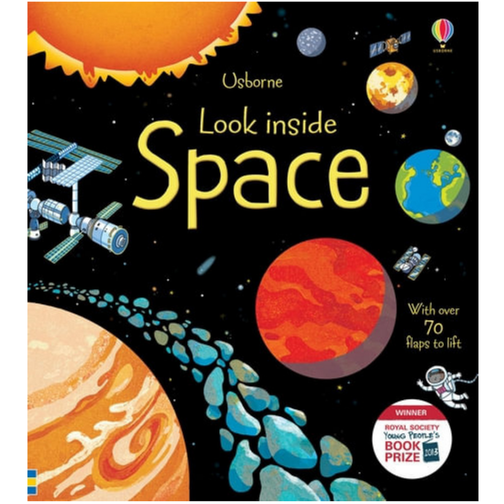 Look Inside Space Board Book by Usborne – Western Australian Museum Store