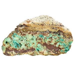 Chrysocolla slab with polished face Media 1 of 2