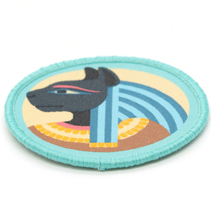 Iron on Embroidered Patch: Bastet Cat
