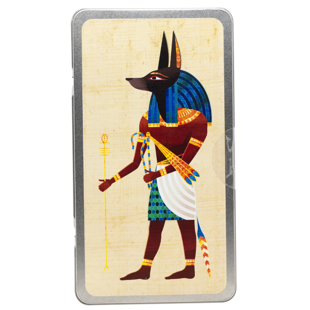 Coloured Pencil Set: Anubis Pharaoh 12 Duo Coloured Pencils in Tin