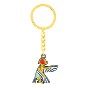 Horus Enamel Keyring Ancient Egypt