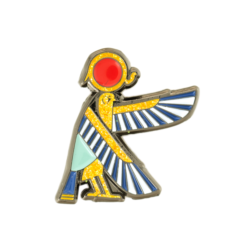 Horus Enamel Pin Ancient Egypt