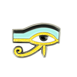 Egyptian Eye Enamel Keyring Ancient Egypt