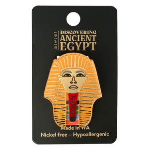 Acrylic Brooch Tutankhamun