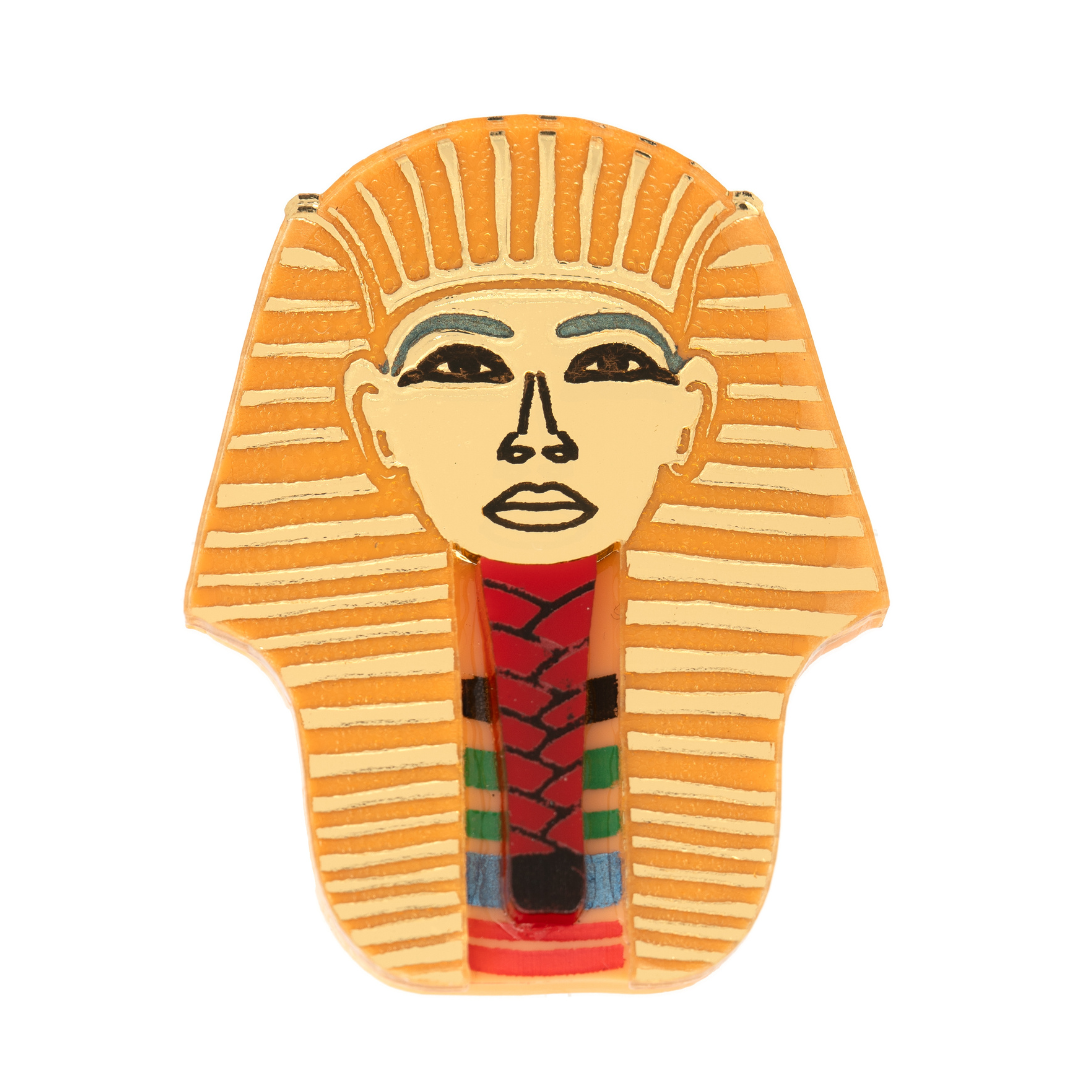 Acrylic Brooch Tutankhamun