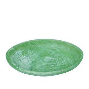 Resin Oval Tray in Peppermint