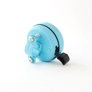 Back view image of Salty Whale Bike Bell in blue