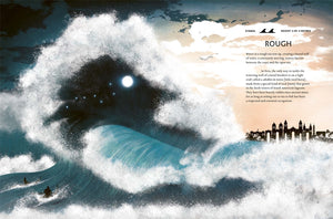 Image of page from book title Wave Atlas, everything you need to know about waves, written by Sarah Zambello and illustrated by Susy Zanella