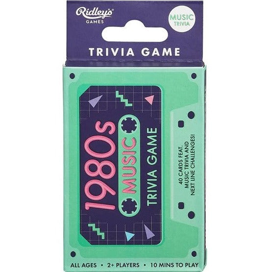 1980s Music Trivia Card Game - Ridley – Western Australian Museum Store