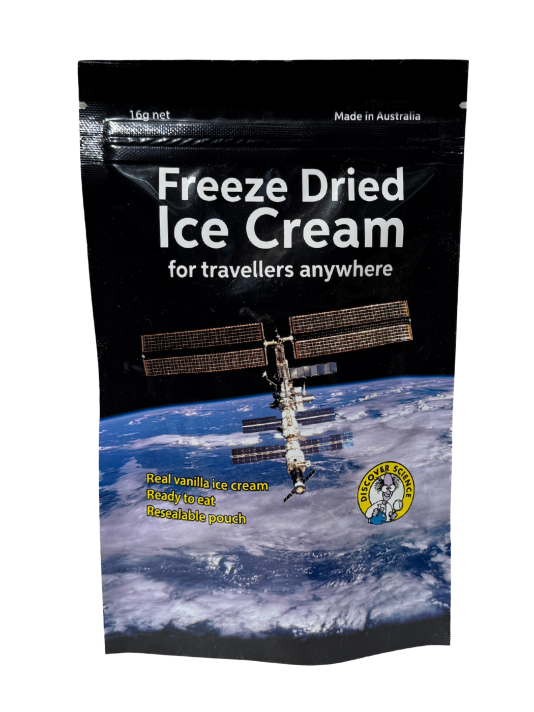 Front view image of Freeze Dried Ice Cream packaging