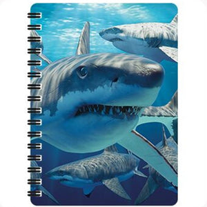 3d Shark Notebook