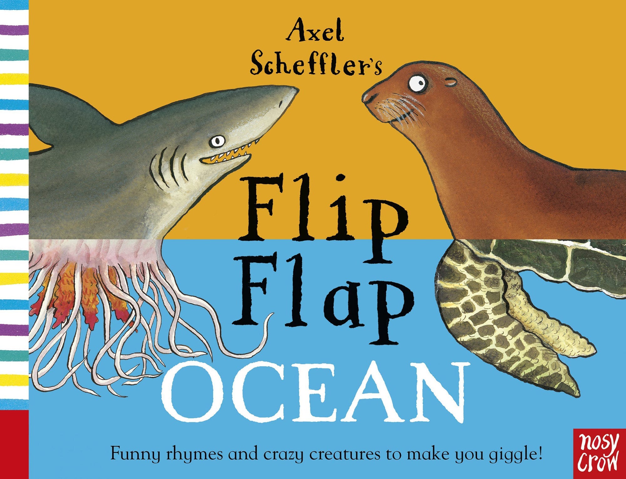 Front cover image of the book Flip Flap Ocean by Axel Scheffler