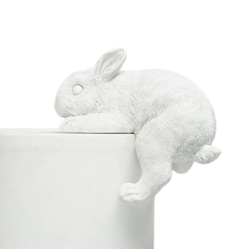 White Shelf Bunny