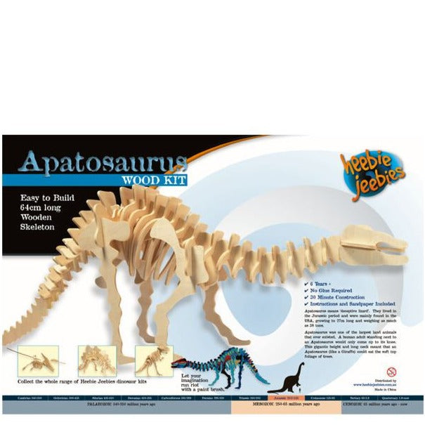 Apatosaurus Wood Kit Small