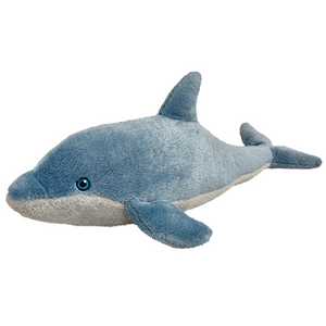 Blue and White dolphin plush
