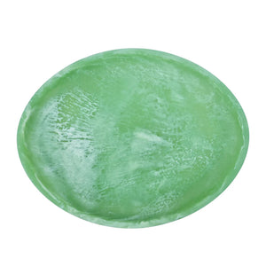 Top view image of resin tray in peppermint green