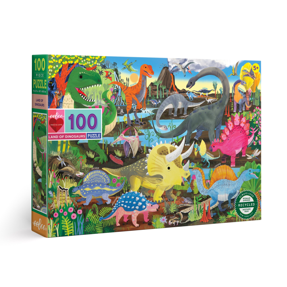 Land of Dinosaurs Puzzle 100 pce