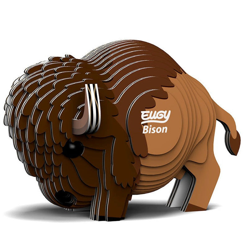 Side view image of EUGY Bison on white background.