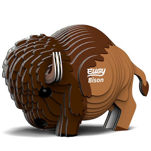 Side view image of EUGY Bison on white background.