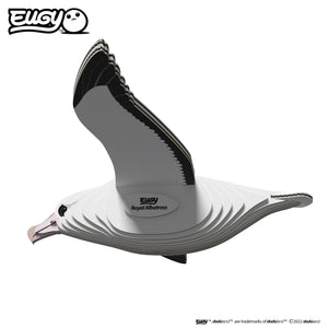 Side view image of EUGY Royal Albatross on a white background.