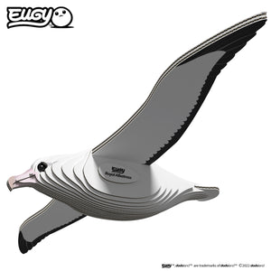 Side view image of EUGY Royal Albatross on a white background.
