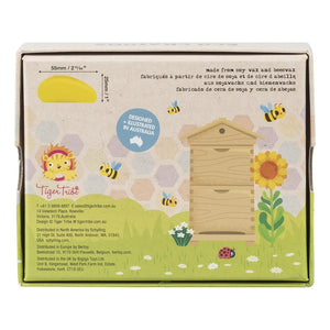 Back view image of eco crayons packaging