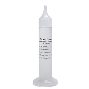 Front view image of Minature Fitzroys Storm Glass 