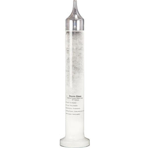 Front view image of Fitzroys Storm Glass 28cm Tall on white background