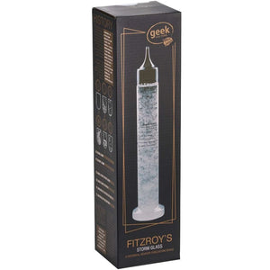 Image of Fitzroys Storm Glass 28cm Tall packaging