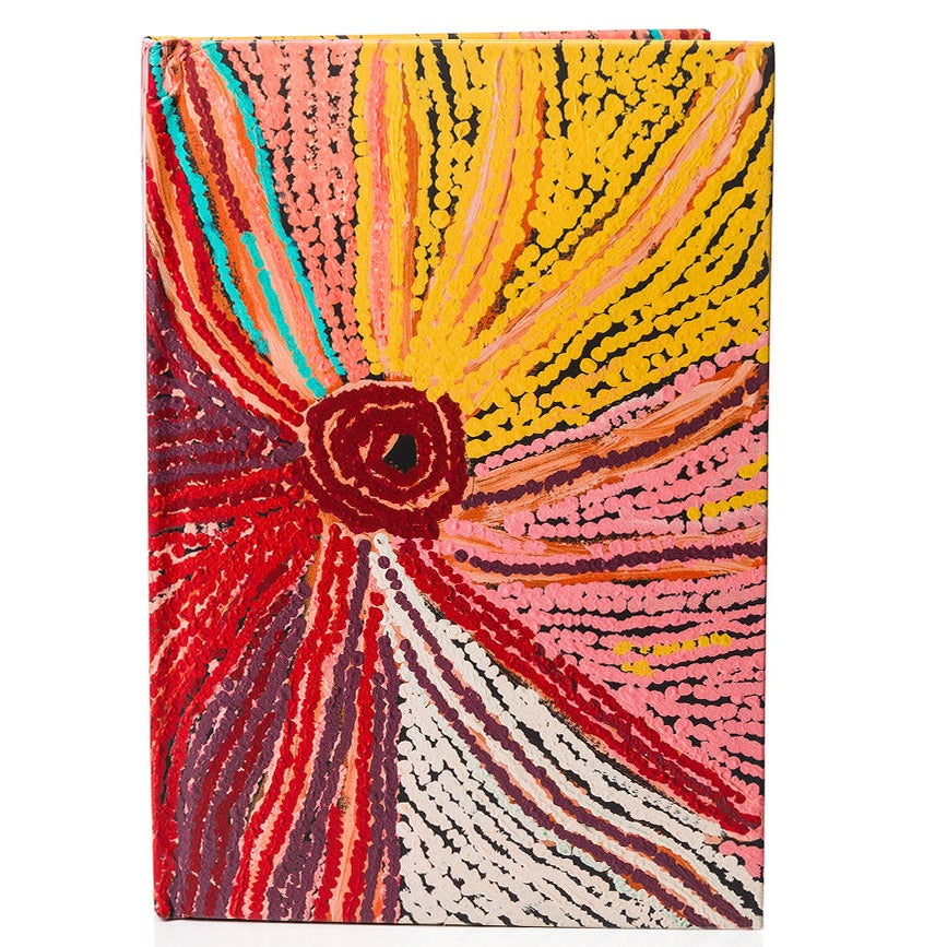 Martumili A5 Journal Red Sun Art by May Wokka Chapman