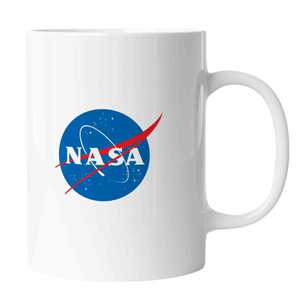 Image of white mug with NASA Logo