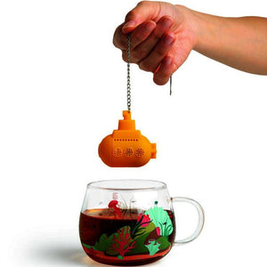 Under the Tea: Tea Cup and Submarine Tea Infuser