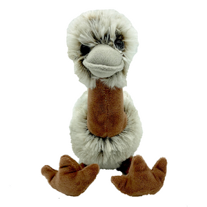 Front view image of plush toy Emu Emma