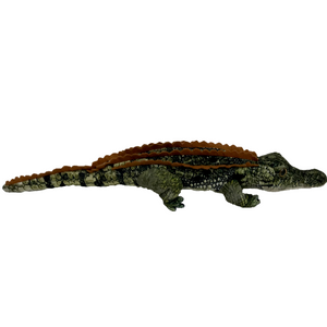 Side view image of plush toy Cranky Croc Small