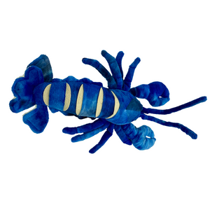 Image of blue plush lobster plush toy