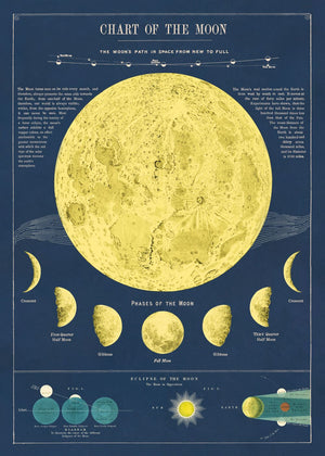 Image of Chart of the Moon poster