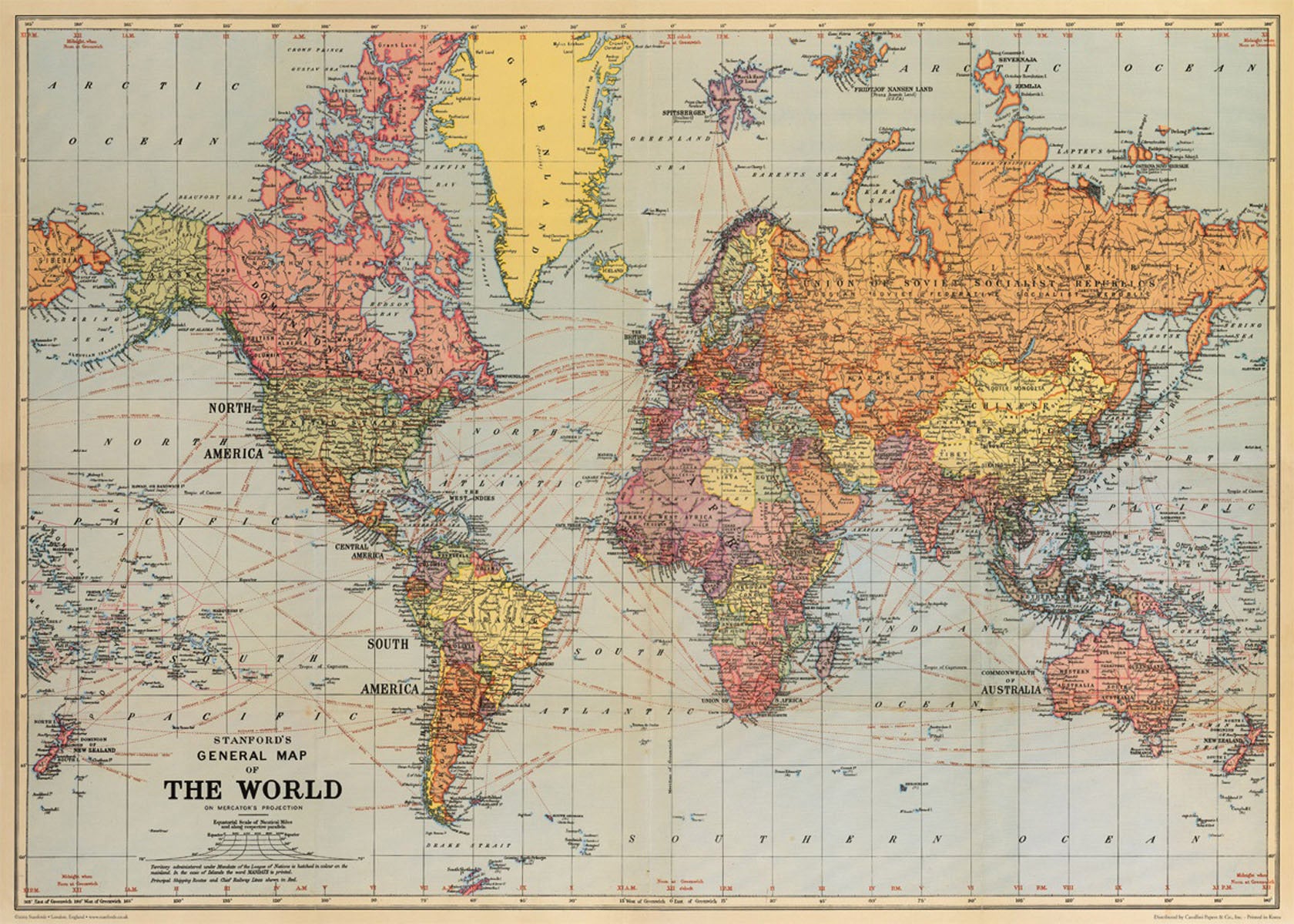 Image of World Map poster