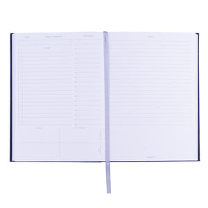 Image of Heron Landscape Daily Planner, showing open planner.