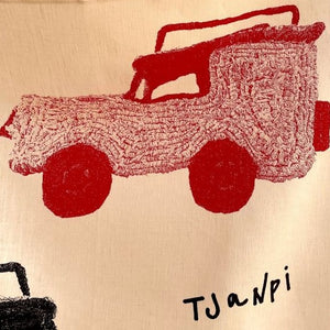 Close up image of Toyota Troopy Tea Towel