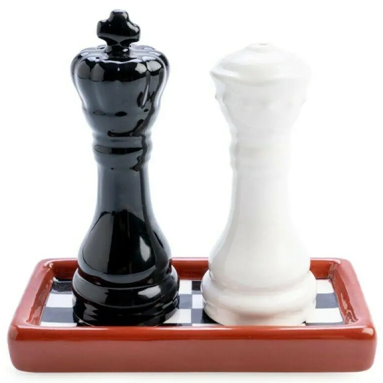 Chess Piece Salt and Pepper Set