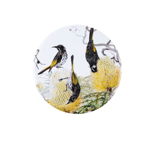 Birds & Banksia Pocket Mirror - StudioN