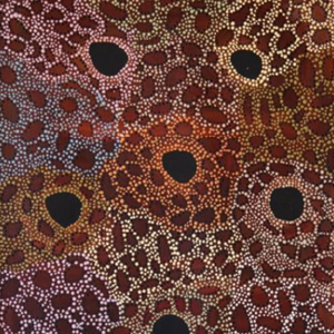Acrylic on Canvas Painting by Marianne Burton of Martumilli Art Centre