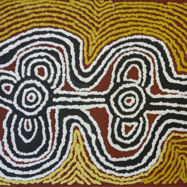 Acrylic on Canvas Painting By Sheila Giles of Warakurna Art Centre