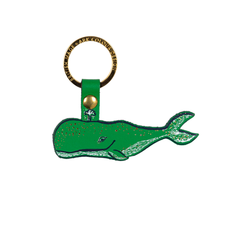 Whale Green Key Fob