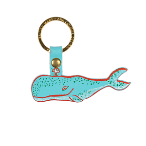 Whale Turqouise Key Fob