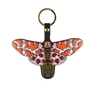 Butterfly Key Fob Orange Holographic