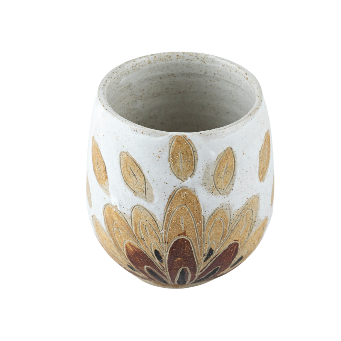 River Ceramics Earth Stories Feather Tumbler Design 3