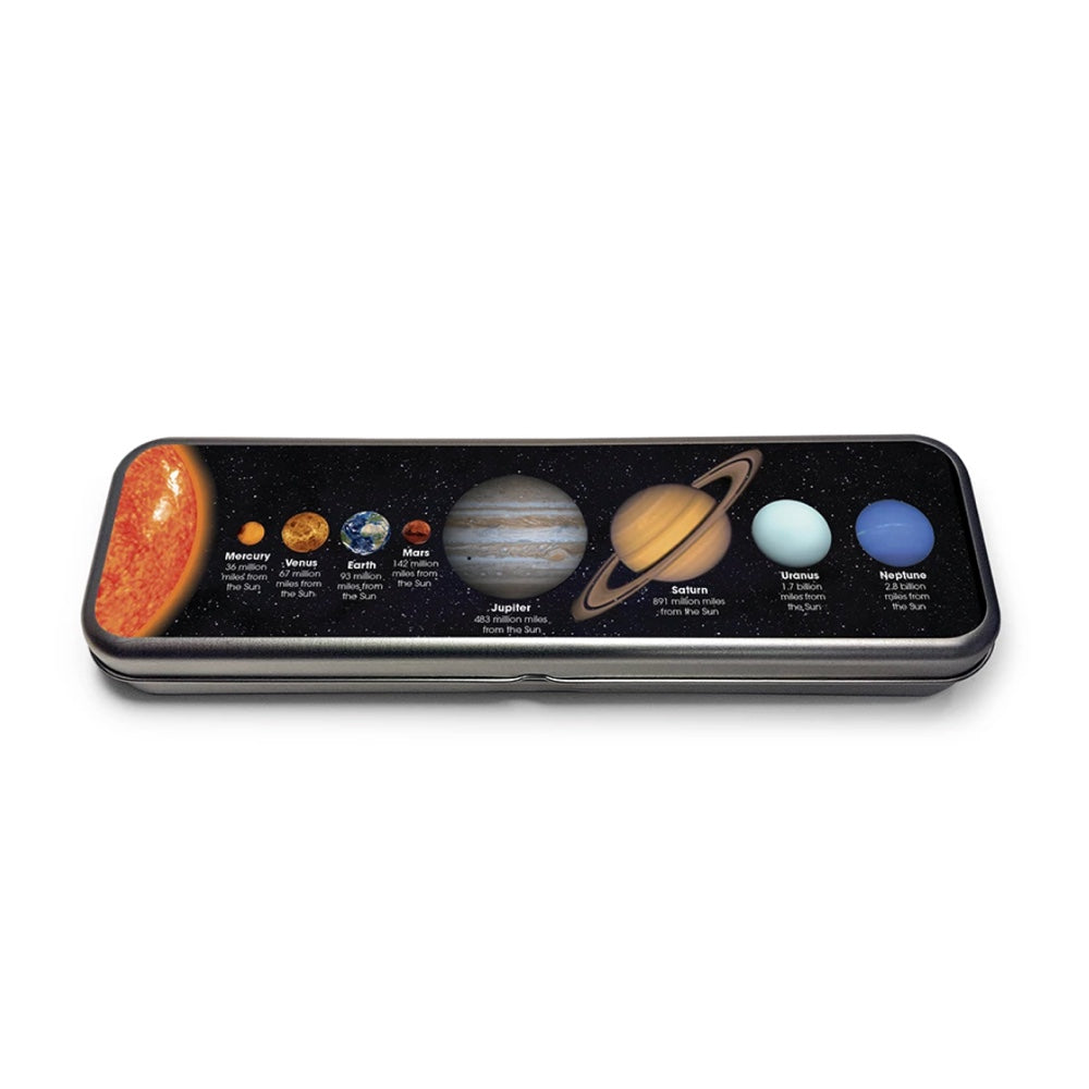 12 Graphite Pencil Tin Set: Planets - Solar System