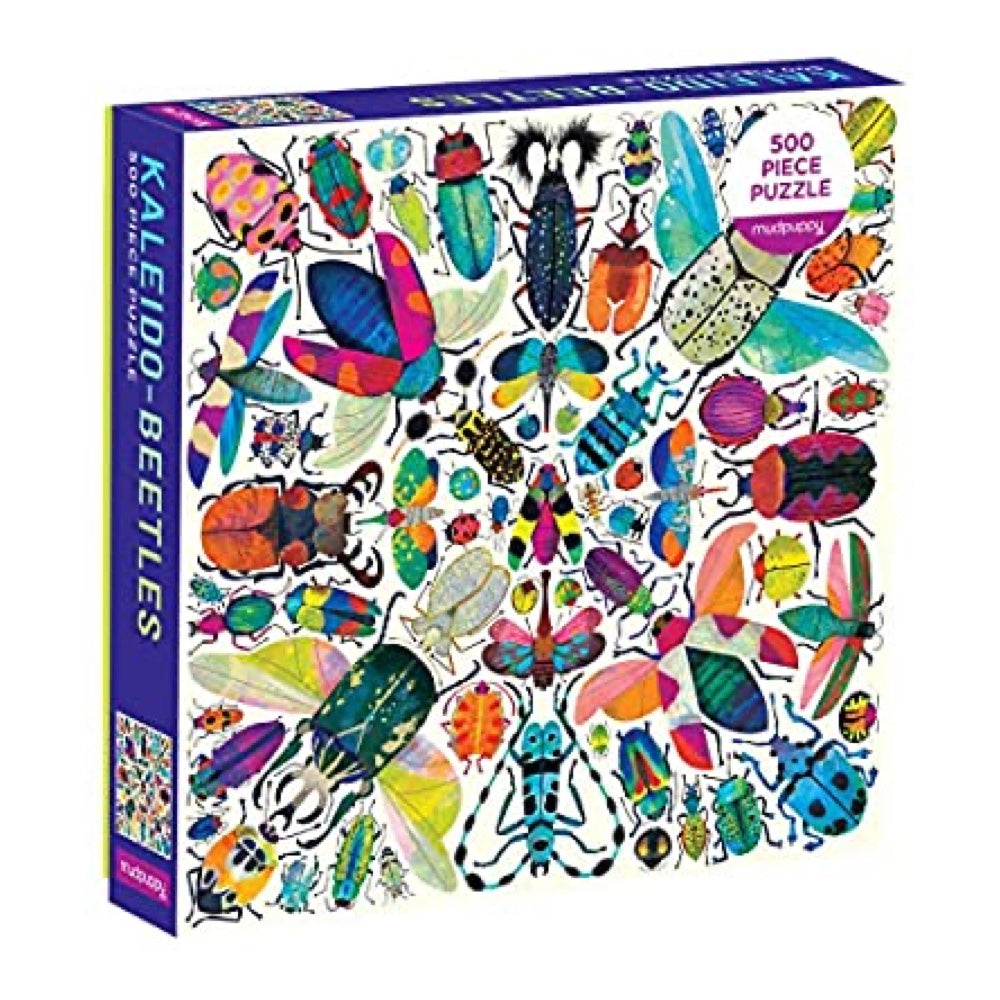 Kaleido-Beetles Jigsaw Puzzle 500 Piece - Mudpuppy